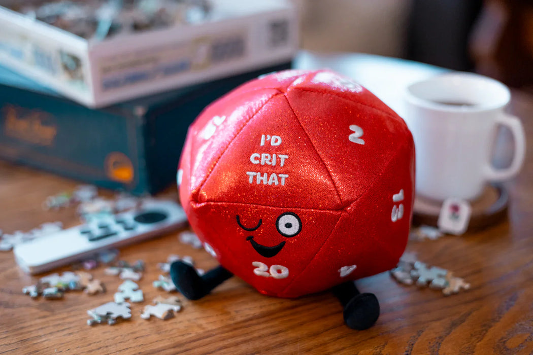 Punchkins D20 Plush I'd Crit That Dice - for just $18.50! 