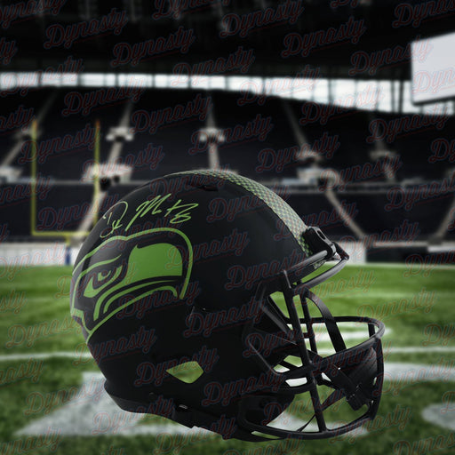 DK Metcalf Autographed Seattle Seahawks Eclipse Speed Full-Size Football Helmet - for just $399.99! 