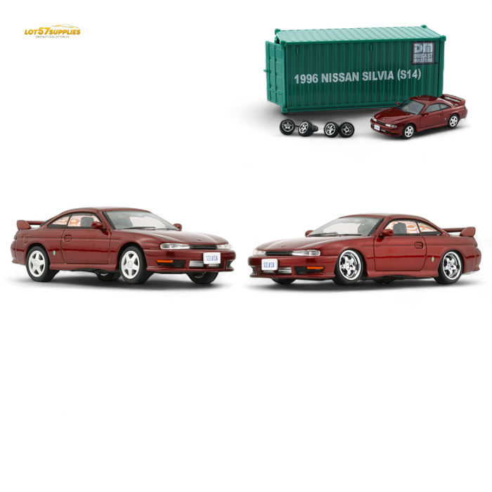 BM Creations Nissan Silvia S14 RED - RHD 1:64 - for just $23.99! 