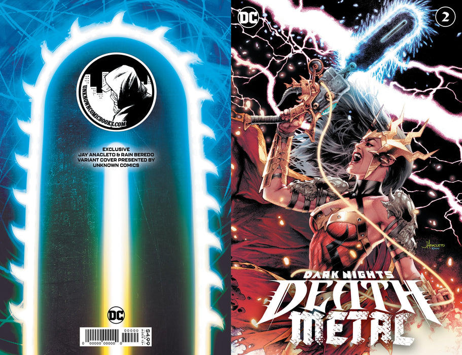 Dark Nights Death Metal #2 (Of 6) Unknown Comics Jay Anacleto Exclusive Var (07/14/2020) - for just $10! 