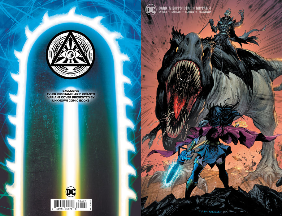 Dark Nights Death Metal #4 (Of 7) Unknown Comics Tyler Kirkham Exclusive Minimal Var (10/14/2020) - for just $10! 