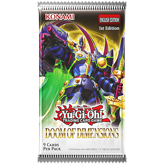 Yu-Gi-Oh! TCG Doom of Dimensions Booster Pack (1st Edition) - for just $4.99! 