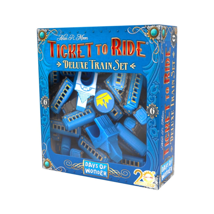 Ticket to Ride: 20th Anniversary Deluxe Train Set - Blue Passenger Car - for just $9.99! 