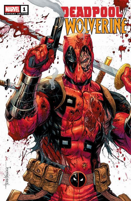 Deadpool / Wolverine #1 Tyler Kirkham MEGACON 2025 Exclusive Premium BATTLE DAMAGED Var (01/01/2025) - for just $20! 