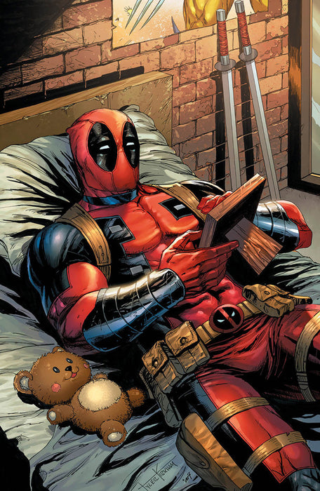 [Signed by Tyler Kirkham] DEADPOOL & WOLVERINE WWIII #1 Kirkham Unknown EXCL Virgin - for just $40! 