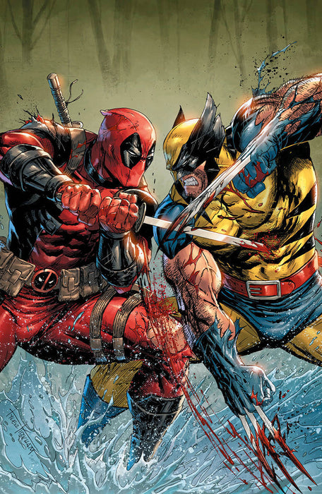 [Signed by Tyler Kirkham] DEADPOOL & WOLVERINE WWIII #2 Tyler Kirkham Virgin Var Unknown - for just $40! 