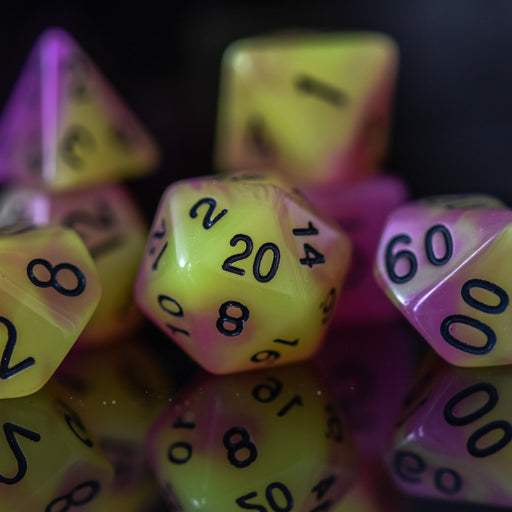 Dragonfruit Daiquiri Acrylic Dice Set - Just $9.99! Shop now at Retro Gaming of Denver