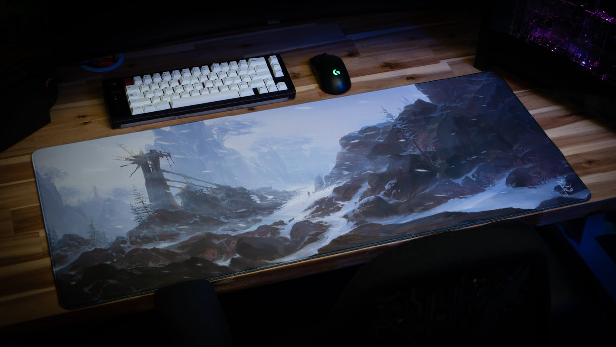 "Snow Squall" — Epic Desk Originals Deskmat - for just $49.95! 