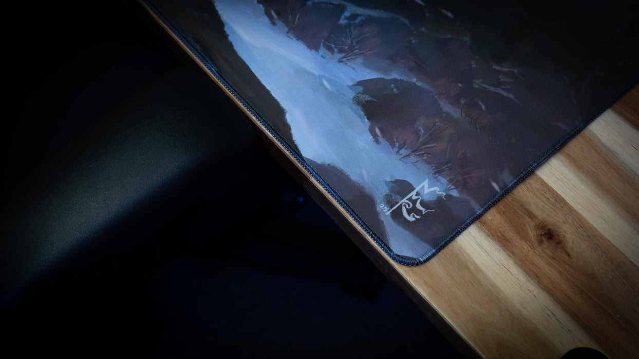 "Snow Squall" — Epic Desk Originals Deskmat - for just $49.95! 