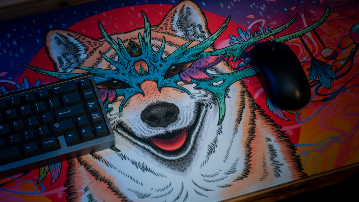 "Sacred Vision" — Epic Desk Originals Deskmat - for just $49.95! 