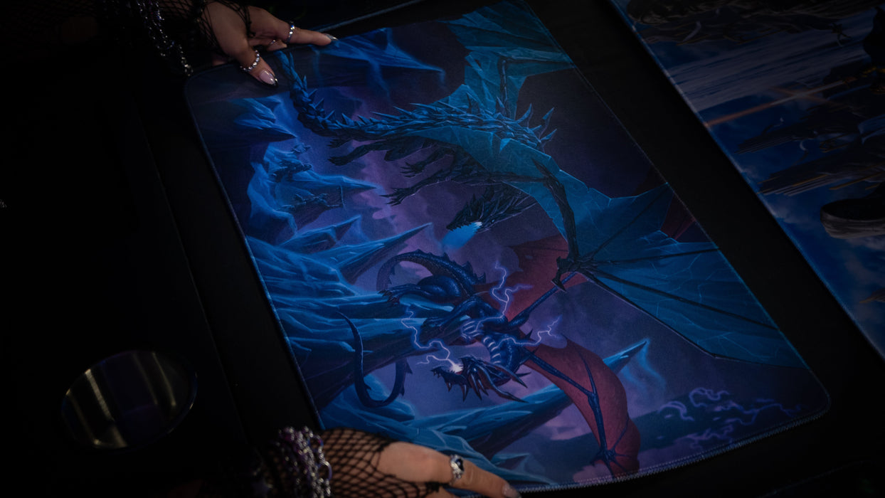 "Shattered Tundra" — Realms of Eternity Playmat - for just $39.95! 
