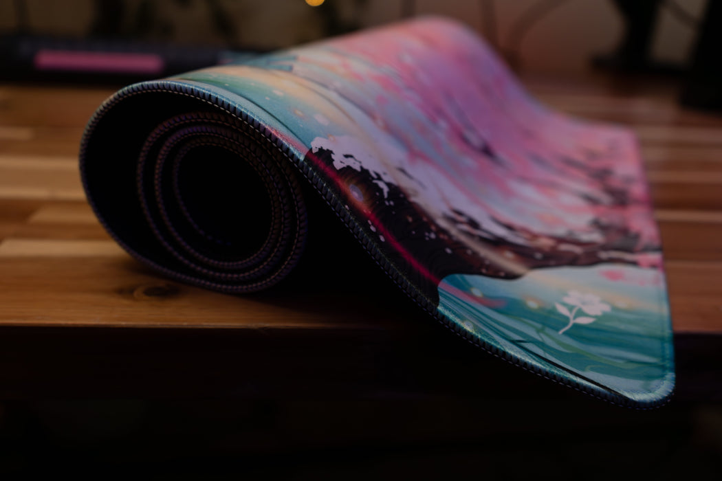 "Winter Sakura" — Rust Deskmat - for just $49.95! 