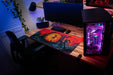 "Sunburst" — Rust Deskmat - for just $49.95! 