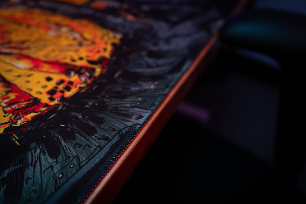 "Golden Aura" — Rust Deskmat - for just $49.95! 