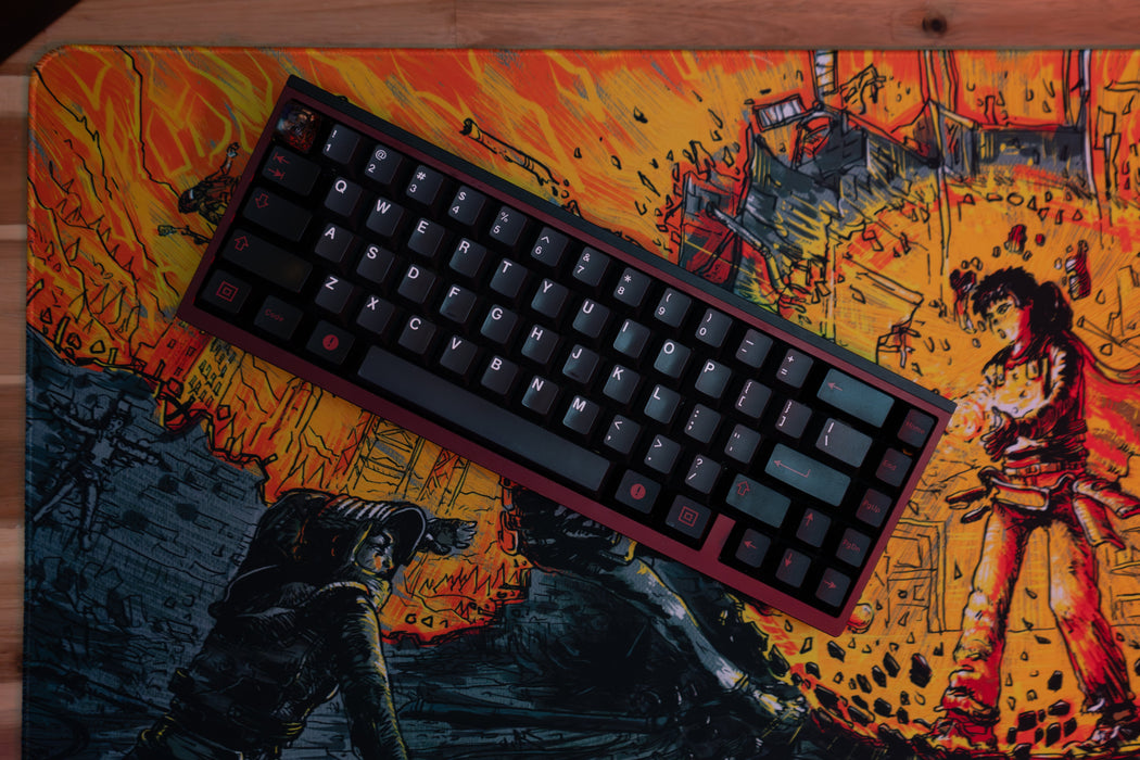 "Golden Aura" — Rust Deskmat - for just $49.95! 