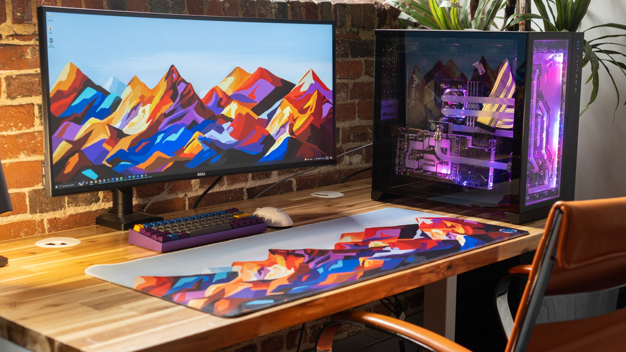 "Purple Mountain Majesty" — Epic Desk Originals Deskmat - for just $39.95! 