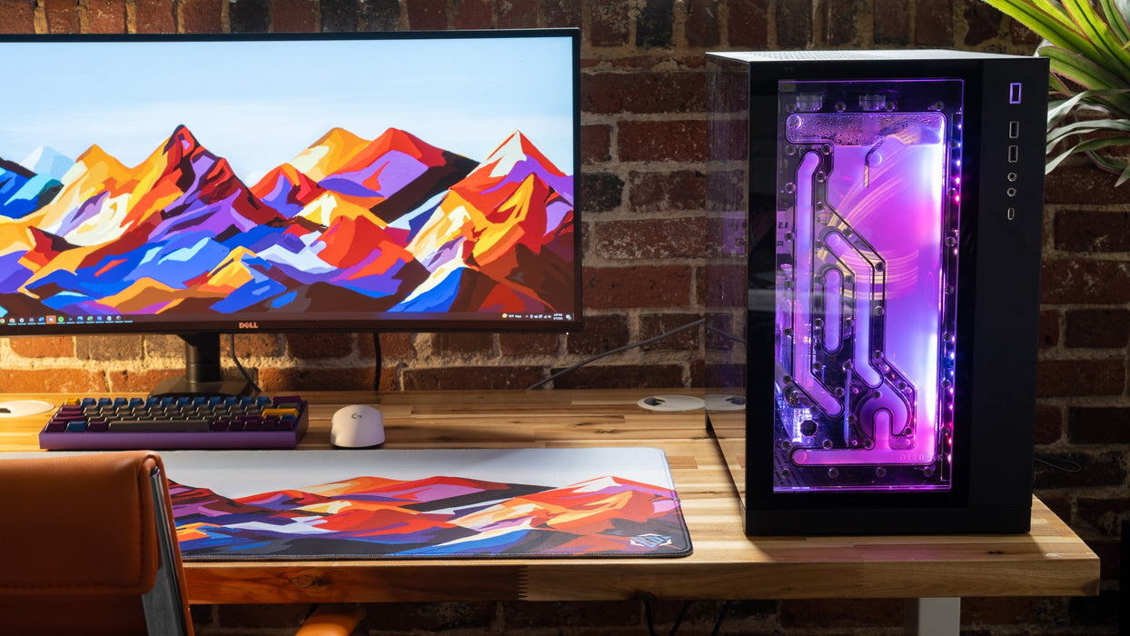 "Purple Mountain Majesty" — Epic Desk Originals Deskmat - for just $39.95! 