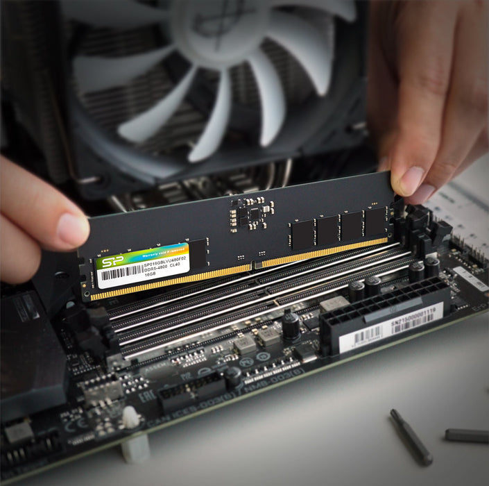 Silicon Power DDR5 4800MT/s (PC5-38400) 16GB-32GB 1.1V Desktop Unbuffered DIMM - for just $163.97! 