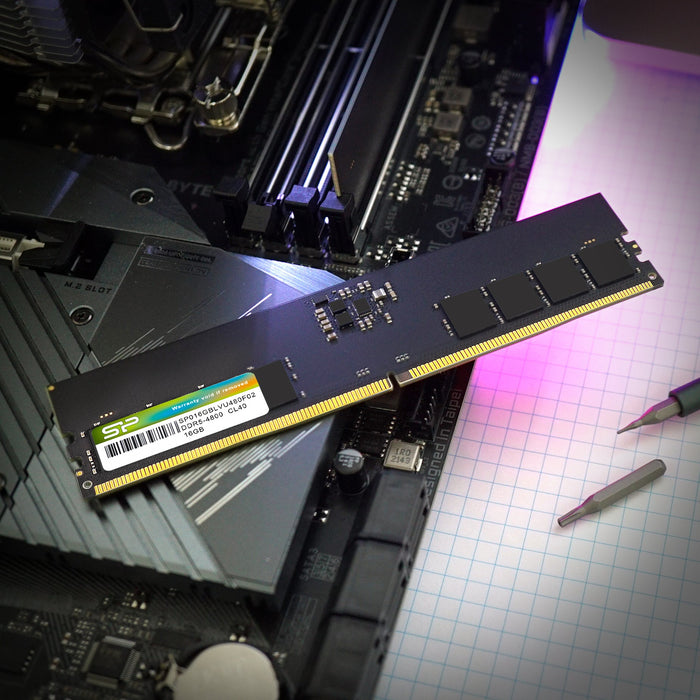 Silicon Power DDR5 4800MT/s (PC5-38400) 8GB 1.1V Desktop Unbuffered DIMM - for just $98.97! 