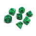 Kelly Green Marble - 7 Piece Set - Premium 7 Piece Set - Just $7.95! Shop now at Retro Gaming of Denver