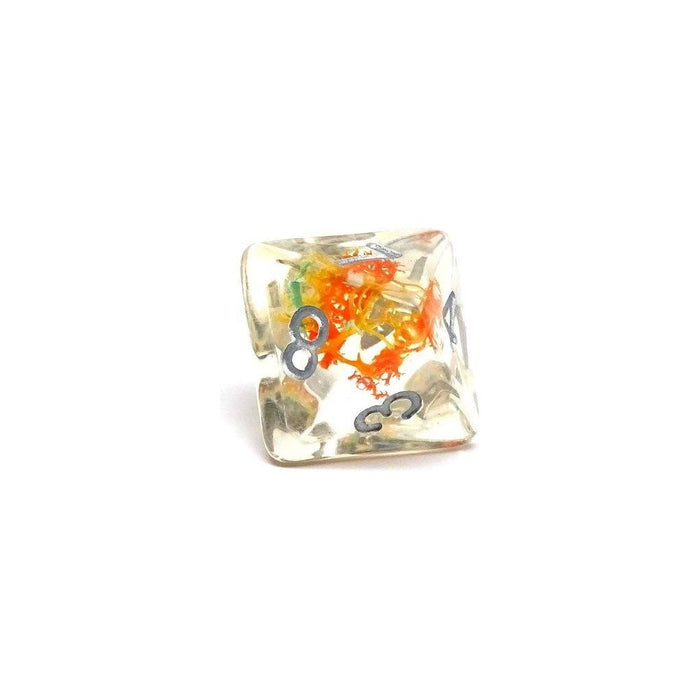 Translucent Neuron Teal and Orange Dice Collection - 7 Piece Set - Premium 7 Piece Set - Just $13.95! Shop now at Retro Gaming of Denver