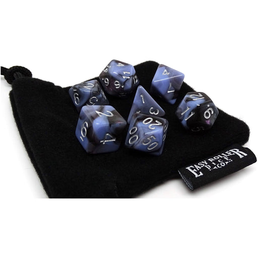 Midnight Purple and Black Marble - 7 Piece Set - Premium 7 Piece Set - Just $7.95! Shop now at Retro Gaming of Denver