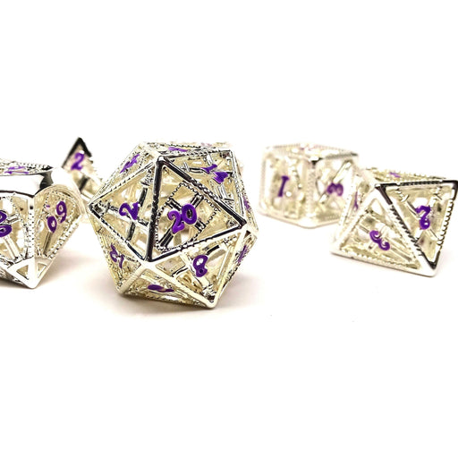 Hollow Dice of Divine Retribution - Silver with Purple Font - Premium  - Just $69.95! Shop now at Retro Gaming of Denver
