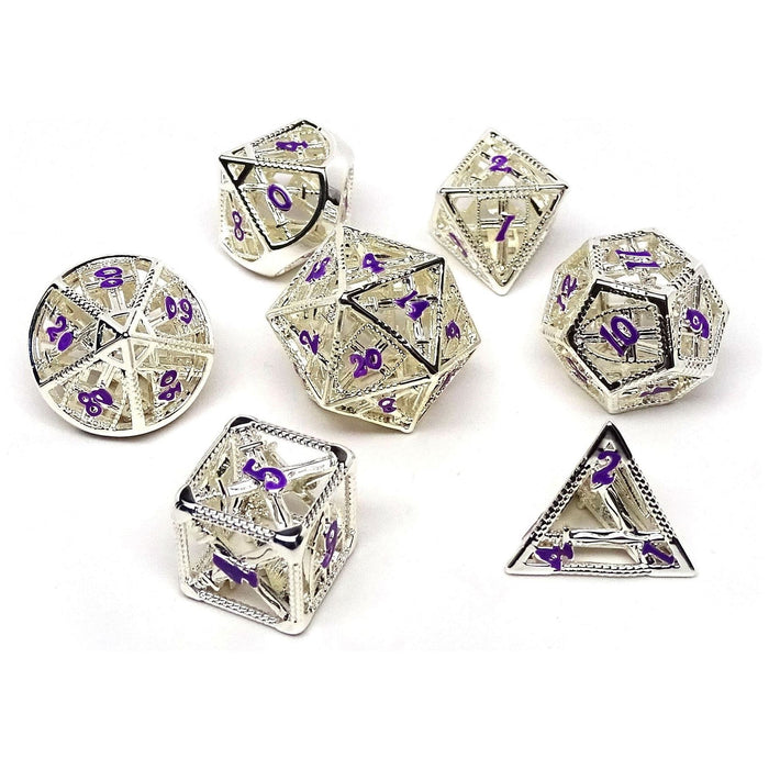 Hollow Dice of Divine Retribution - Silver with Purple Font - Premium  - Just $69.95! Shop now at Retro Gaming of Denver