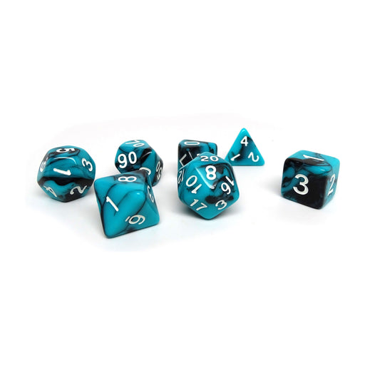 Teal and Black Marble - 7 Piece Set - Premium 7 Piece Set - Just $9.95! Shop now at Retro Gaming of Denver