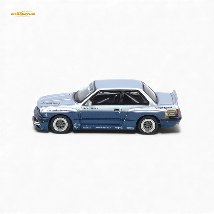 (Pre-Order) INNO64 Pandem E30 M3 Silver/Blue 1:64 - for just $29.99! 