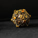 Rustic Brass - Weird West Wasteland Metal Dice Set - Just $39.99! Shop now at Retro Gaming of Denver