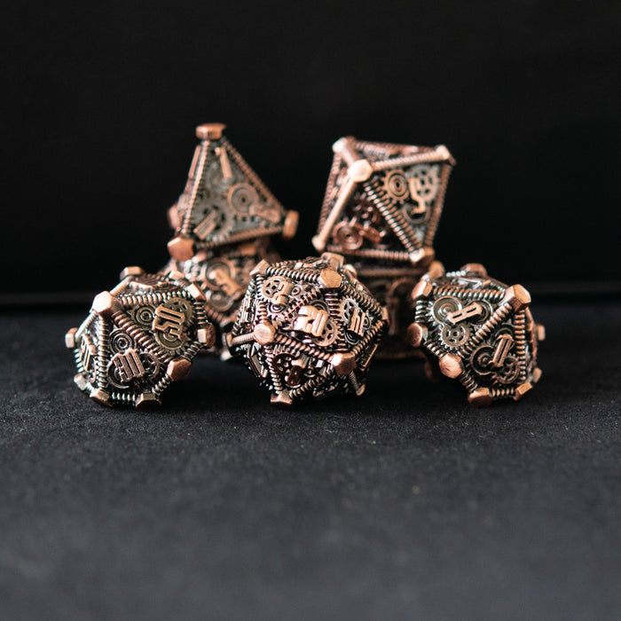 Bronze - Weird West Wasteland Metal Dice Set - Just $39.99! Shop now at Retro Gaming of Denver