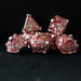 Red and Silver - Weird West Wasteland Metal Dice Set - Just $39.99! Shop now at Retro Gaming of Denver