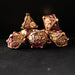 Purple and Gold - Weird West Wasteland Metal Dice Set - Just $39.99! Shop now at Retro Gaming of Denver