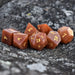 Red Aventurine Stone Dice Set - Just $89.99! Shop now at Retro Gaming of Denver