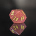 Strawberry Quartz Stone Dice Set - Just $89.99! Shop now at Retro Gaming of Denver