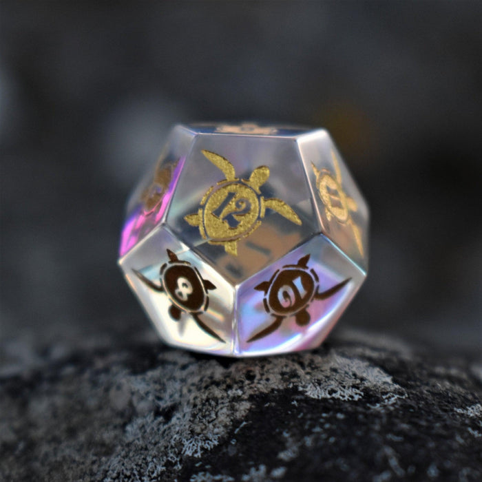 Siren's Song Prism Glass Dice Set - Just $89.99! Shop now at Retro Gaming of Denver