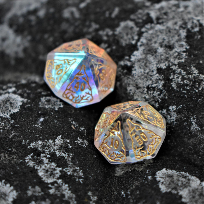 Siren's Song Prism Glass Dice Set - Just $89.99! Shop now at Retro Gaming of Denver