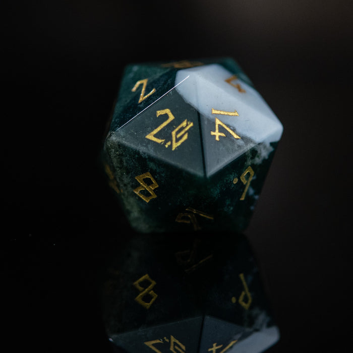 Indian Agate Stone Dice Set - Just $89.99! Shop now at Retro Gaming of Denver