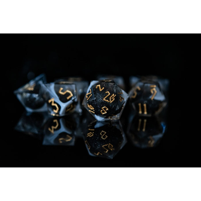 Smoke and Mirrors Liquid Core Dice Set - Just $59.99! Shop now at Retro Gaming of Denver