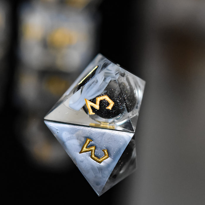 Smoke and Mirrors Liquid Core Dice Set - Just $59.99! Shop now at Retro Gaming of Denver