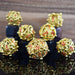 Orb of the Dragon Hollow Metal Dice Set - Gold and Red - Just $59.99! Shop now at Retro Gaming of Denver