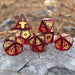 Serpent of Midgard Red Glass Dice Set - Just $89.99! Shop now at Retro Gaming of Denver