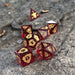 Serpent of Midgard Red Glass Dice Set - Just $89.99! Shop now at Retro Gaming of Denver