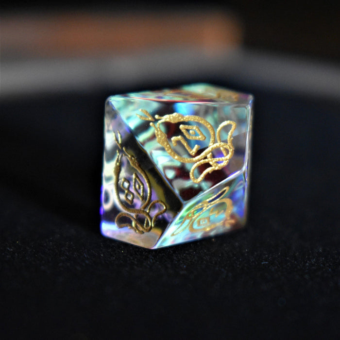 Serpent of Midgard Prism Glass Dice Set - Just $89.99! Shop now at Retro Gaming of Denver