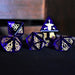 Serpent of Midgard Blue Glass Dice Set - Just $89.99! Shop now at Retro Gaming of Denver