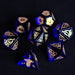 Serpent of Midgard Blue Glass Dice Set - Just $89.99! Shop now at Retro Gaming of Denver