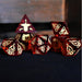 Serpent of Midgard Red Glass Dice Set - Just $89.99! Shop now at Retro Gaming of Denver