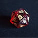 Serpent of Midgard Red Glass Dice Set - Just $89.99! Shop now at Retro Gaming of Denver