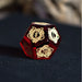 Serpent of Midgard Red Glass Dice Set - Just $89.99! Shop now at Retro Gaming of Denver